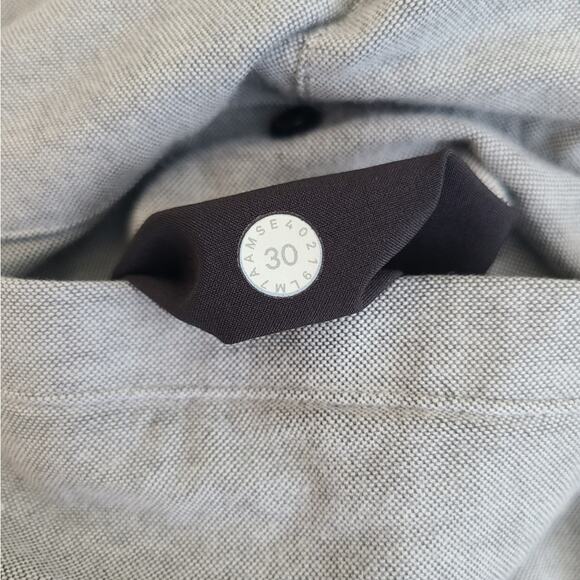 Lululemon Mens Commission Shorts SZ 30 Qwick Oxford Gray Chino - Picture 4 of 6